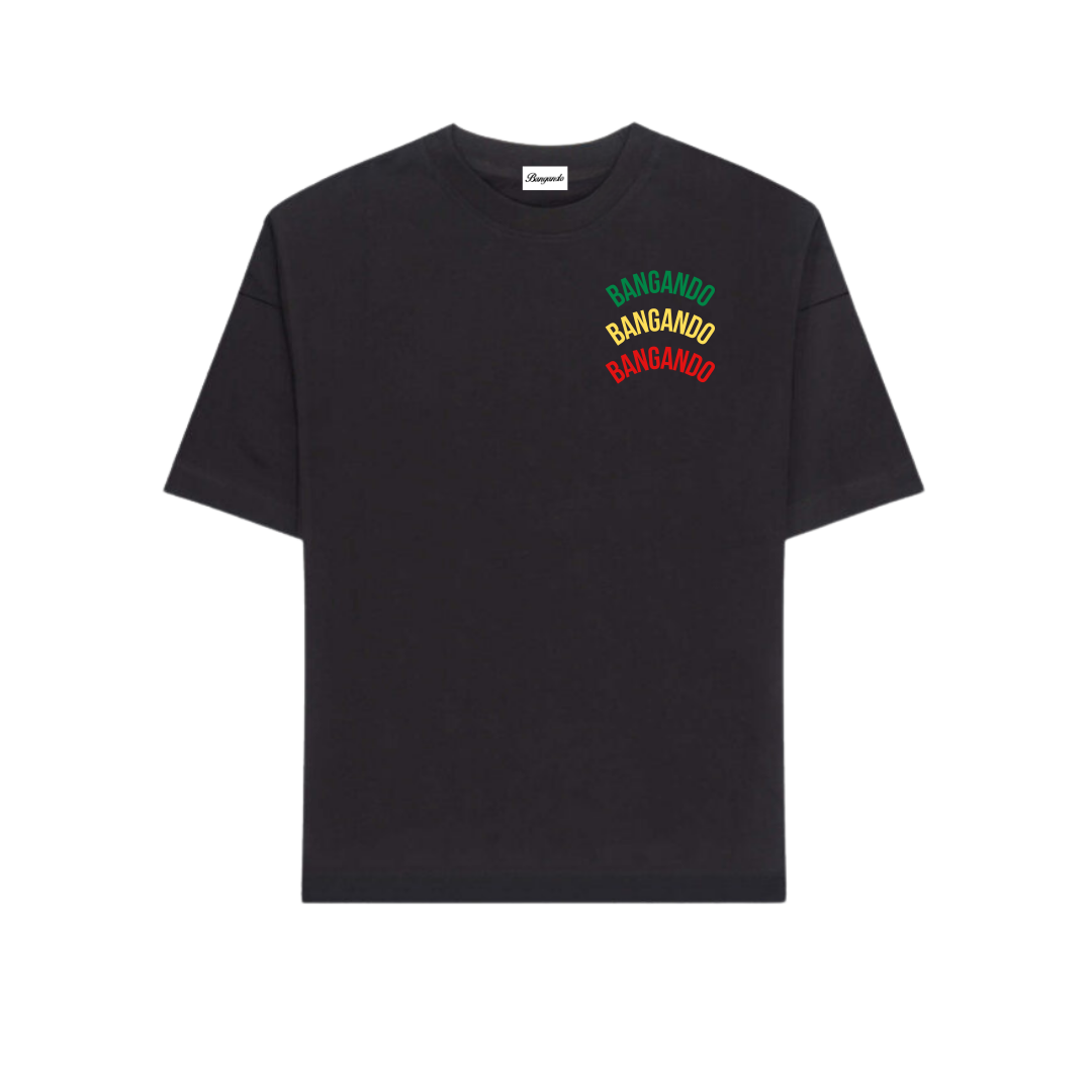 T-SHIRT BRODÉ BANGANDO TRICOLORE